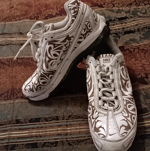 2007 Nike Air Max TL4 Premium Tribal Laser Shoes (318456-111)Preowned Men's Sz 8