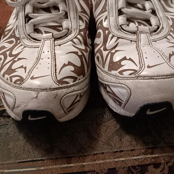 2007 Nike Air Max TL4 Premium Tribal Laser Shoes (318456-111)Preowned Men's Sz 8