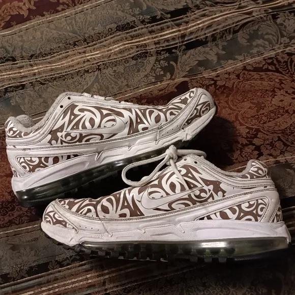 2007 Nike Air Max TL4 Premium Tribal Laser Shoes (318456-111)Preowned Men's Sz 8