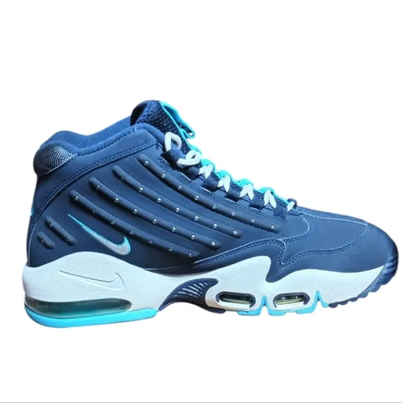 2012 Ken Griffey Max 2 Nike Men's Blue and White Sneakers