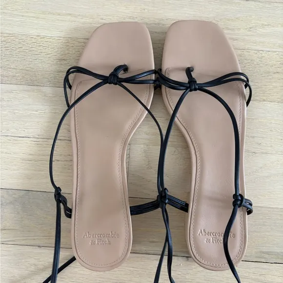Abercrombie &amp; Fitch Tan Strappy Sandals
