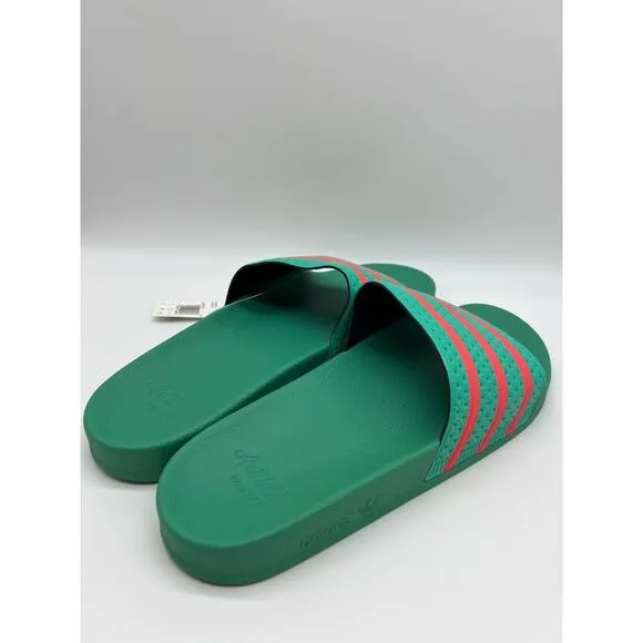 Adidas Adilette Slides Sandals Hi-Res Green Semi Turbo GY3735 Men's Size 12📦