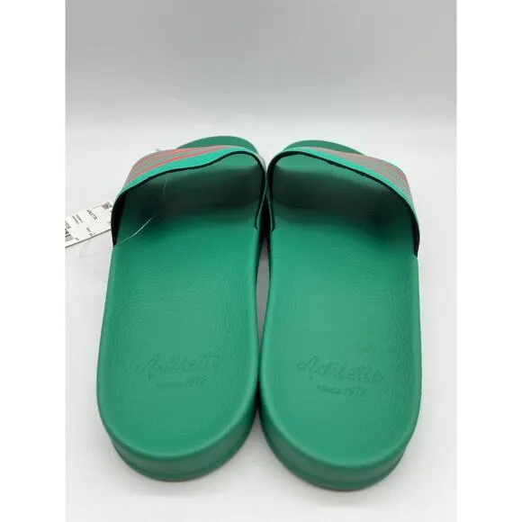 Adidas Adilette Slides Sandals Hi-Res Green Semi Turbo GY3735 Men's Size 12📦