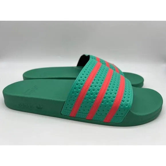 Adidas Adilette Slides Sandals Hi-Res Green Semi Turbo GY3735 Men's Size 12📦