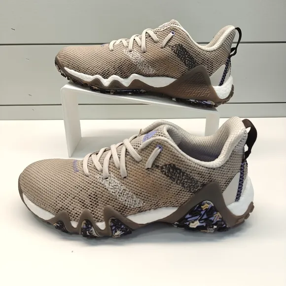 Adidas CodeChaos 22 Brown Tan Women Spikeless Golf Sneakers Shoes sz Women's 8.5