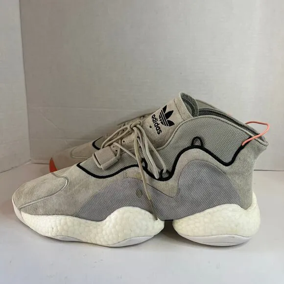 Adidas Crazy BYW SANKZ Gray Sesame Men's Basketball Shoes Sneakers Size 11.5