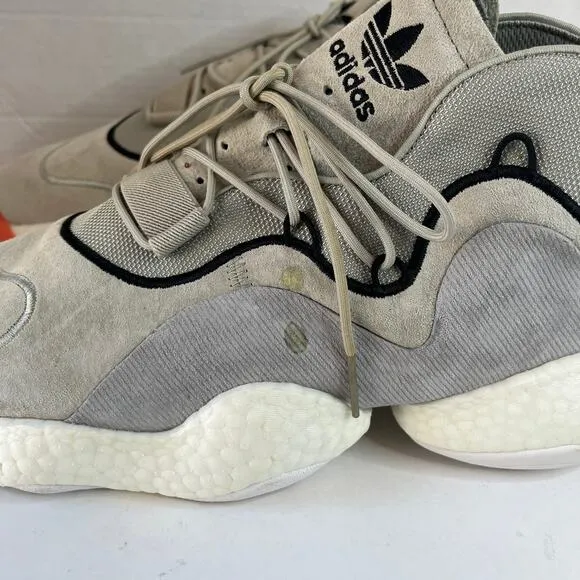 Adidas Crazy BYW SANKZ Gray Sesame Men's Basketball Shoes Sneakers Size 11.5