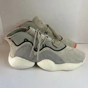 Adidas Crazy BYW SANKZ Gray Sesame Men's Basketball Shoes Sneakers Size 11.5