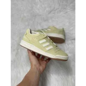 Adidas Forum Low Womens Casual Shoes Cream IG3966 NEW Multi Sz