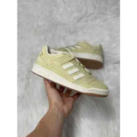 Adidas Forum Low Womens Casual Shoes Cream IG3966 NEW Multi Sz