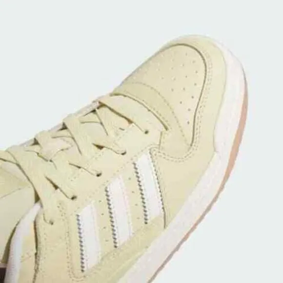 Adidas Forum Low Womens Casual Shoes Cream IG3966 NEW Multi Sz