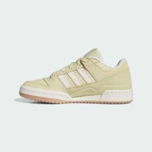 Adidas Forum Low Womens Casual Shoes Cream IG3966 NEW Multi Sz