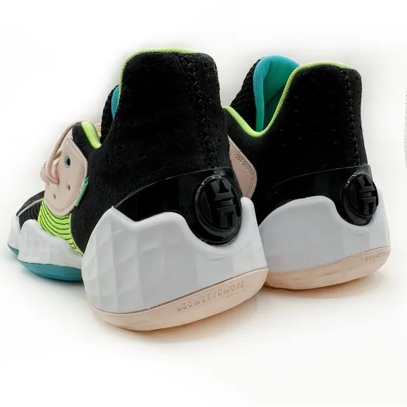Adidas James Harden Vol. 4 Basketball Sneakers Mens Size 7.5 Shoes Green Black