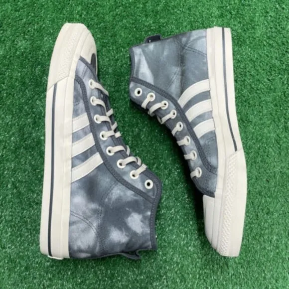 Adidas Nizza Rf Mid Mens Casual Shoes Gray GX4586 NEW Multi Sz