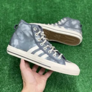 Adidas Nizza Rf Mid Mens Casual Shoes Gray GX4586 NEW Multi Sz