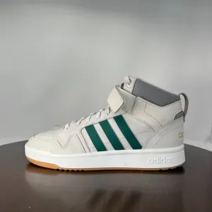 Adidas Postmove Shoes Men's 10.5 White Green Athletic Mid Top Sneakers GZ1339