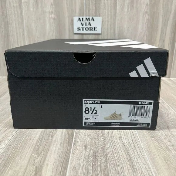 Adidas Shoes Kaptir Flow White IF6601 Walking Comfort Workout Gym Woman’s Sz 8.5