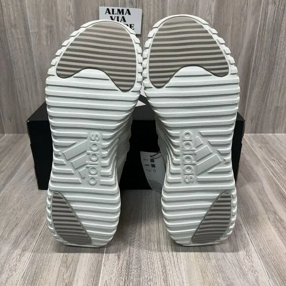 Adidas Shoes Kaptir Flow White IF6601 Walking Comfort Workout Gym Woman’s Sz 8.5