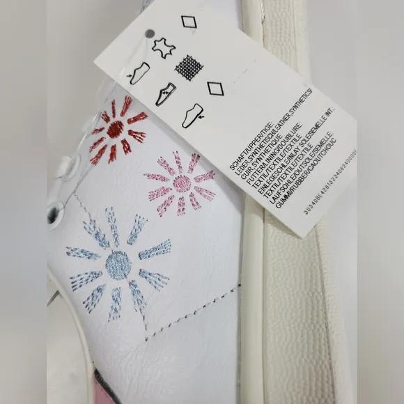 Adidas Stan Smith Pride Love Unites GW2417 White Flowers Casual Sneakers