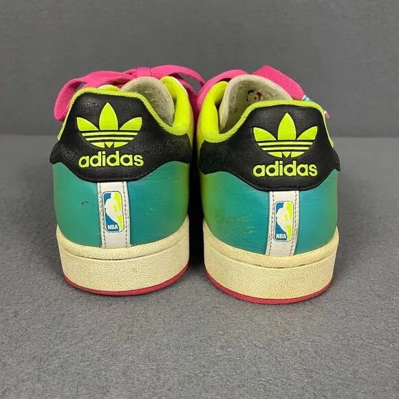 Adidas Superstar 1 (NBA) 141717 Sneakers Men's 10 Multi Leather Basketball Shoes