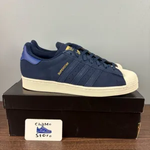 Adidas Superstar ADV Royal Blue Gold Sneakers Shoes ID3365 Men’s Size