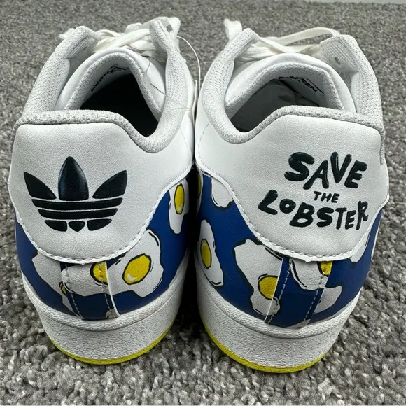 Adidas Superstar x Philip Colbert Save The Lobster Men's Sneakers Size 10 GX7997