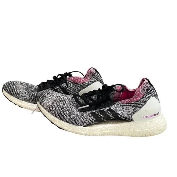 Adidas Ultra Boost Women's 8.5 Pink Breast Cancer Ribbon Knit Shoes