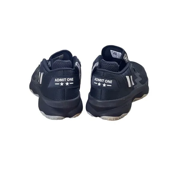 adidas Unisex Adult Dame 8 Basketball Shoe Black/Silver/Grey Men 8 Wmn 9 GY6461