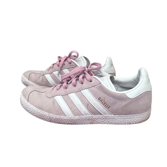 Adidas Women's Gazelle Pink Suede Athletic Running Shoes Sneakers Size 4.5 US