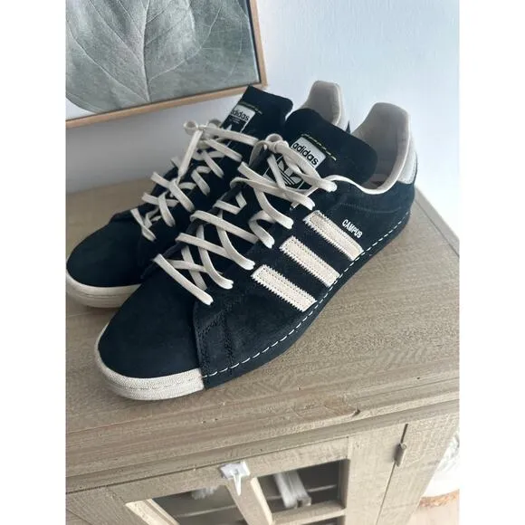 Adidas X Campus 80s Recouture Shoes Skate Street Casual RARE Black-White SZ13