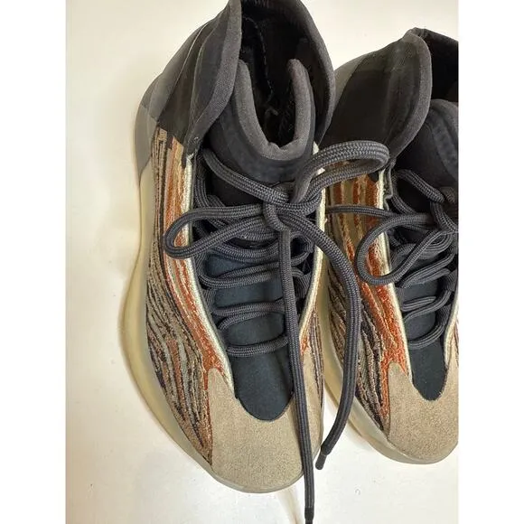 Adidas x Yeezy Quantum Flash Orange QNTM Basketball Shoes Lace Up EUC Men’s 5.5