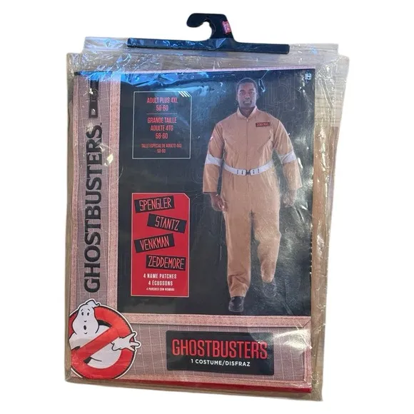 Adult Ghostbusters Costume Licensed‎ - Adult Plus 4XL