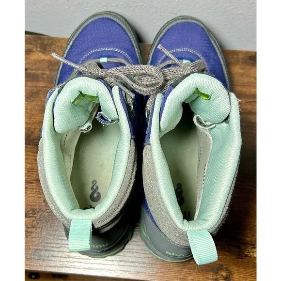 Ahnu Sugarpine Women’s Size 10 Purple Waterproof Vibram Athletic Hiking Boots
