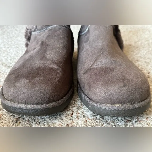 Airwalk Winter Snow Boots - Brown Fur Accent - Women’s Size 12 - Flexible Fabric