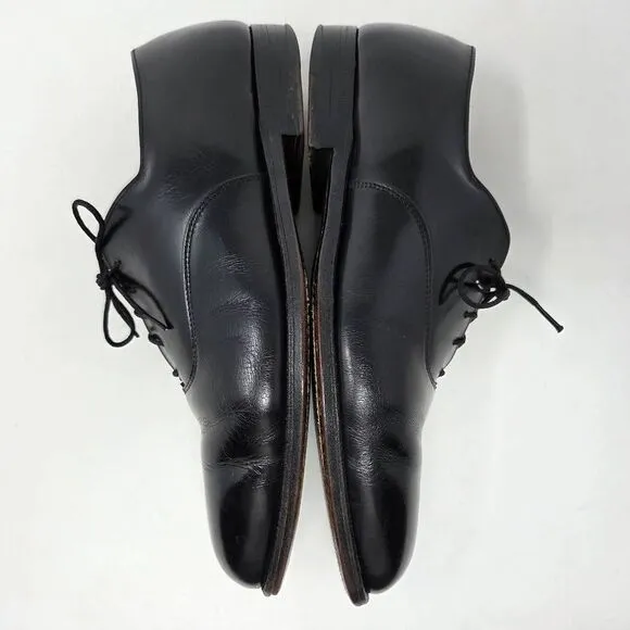 ALDEN 932 PLAIN TOE BALMORAL OXFORD DRESS SHOES BLACK CALF MENS SIZE 8.5 B/D