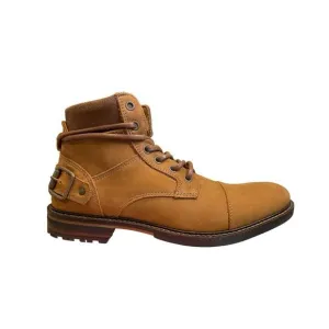Aldo Balish Lace Up Hiking Boots Cognac Tan Suede Leather Ankle Round Toe 8
