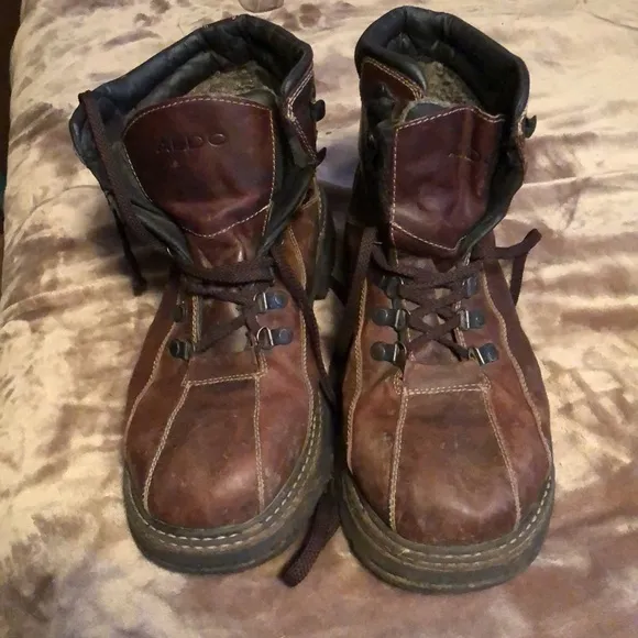 ALDO Thinsulate Insulation Hiking Hunting Leather Boots Men’s 11