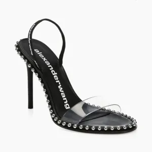 Alexander Wang Black Stiletto Sandals