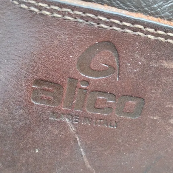 ALICO SUMMITT Men's Size 10.5 Leather Boots Made in Italy. Hiking Mountaineering