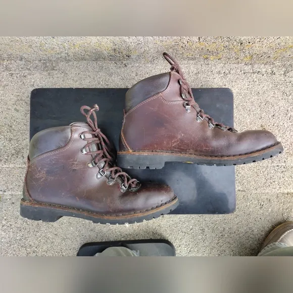 ALICO SUMMITT Men's Size 10.5 Leather Boots Made in Italy. Hiking Mountaineering
