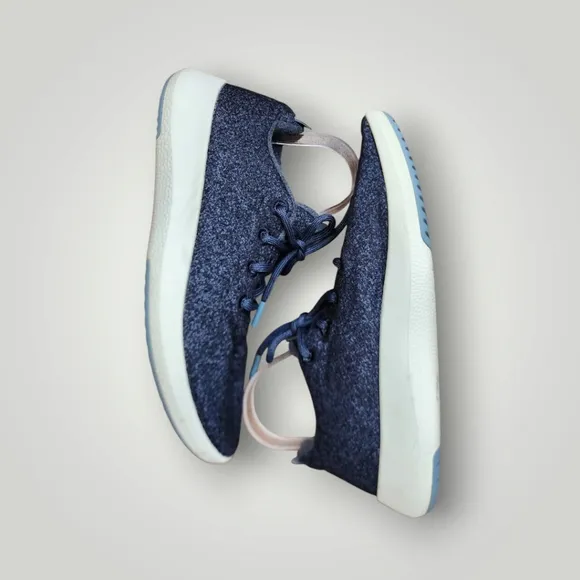 Allbirds Mens Wool Runner Mizzels 0620 NV1 Blue Running Shoes Sneakers Size M10