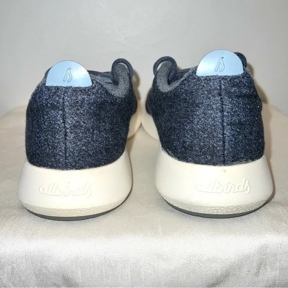 Allbirds Mizzle Navy Blue Mens Sz 9 Running Shoes Athletic Walking Wool Sneakers