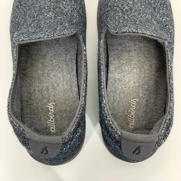 Allbirds Men's Wool Loungers Gray Slip On Merino Wool Walking Shoes Size M8