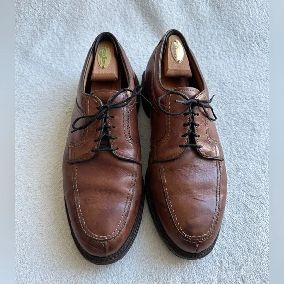 Allen Edmonds &quot;Wilbert&quot; Split Toe Blucher Men’s‎ Oxford dress shoes 10 EEE