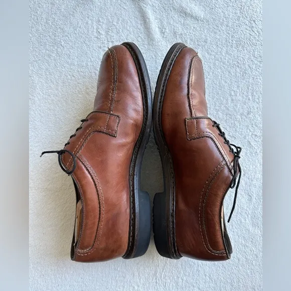 Allen Edmonds &quot;Wilbert&quot; Split Toe Blucher Men’s‎ Oxford dress shoes 10 EEE