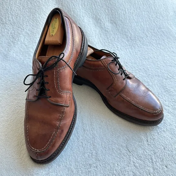 Allen Edmonds &quot;Wilbert&quot; Split Toe Blucher Men’s‎ Oxford dress shoes 10 EEE
