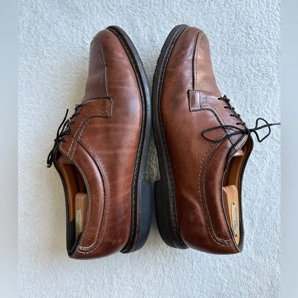 Allen Edmonds &quot;Wilbert&quot; Split Toe Blucher Men’s‎ Oxford dress shoes 10 EEE