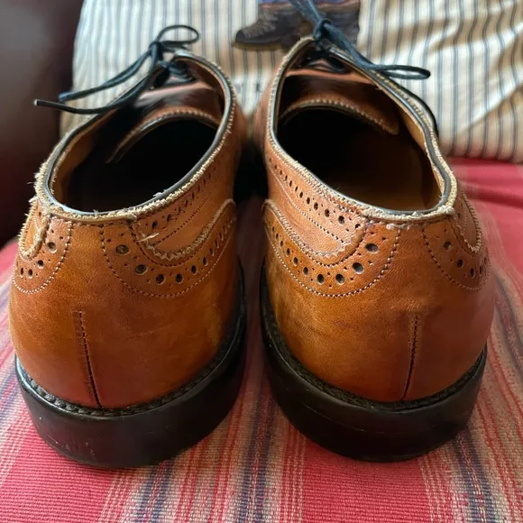 Allen Edmonds Made in USA Sanford Cap Toe in Saddle Brown Size 13 A