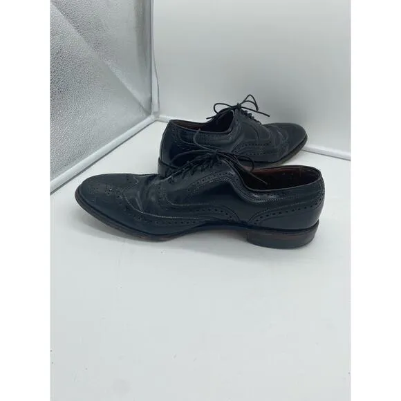 Allen Edmonds McAllister Wingtip Oxford Black Leather‎ Mens Dress Shoes 10.5 C