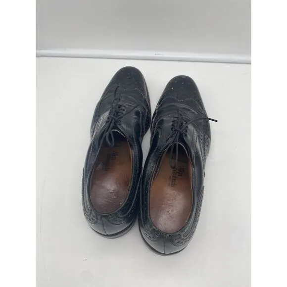 Allen Edmonds McAllister Wingtip Oxford Black Leather‎ Mens Dress Shoes 10.5 C